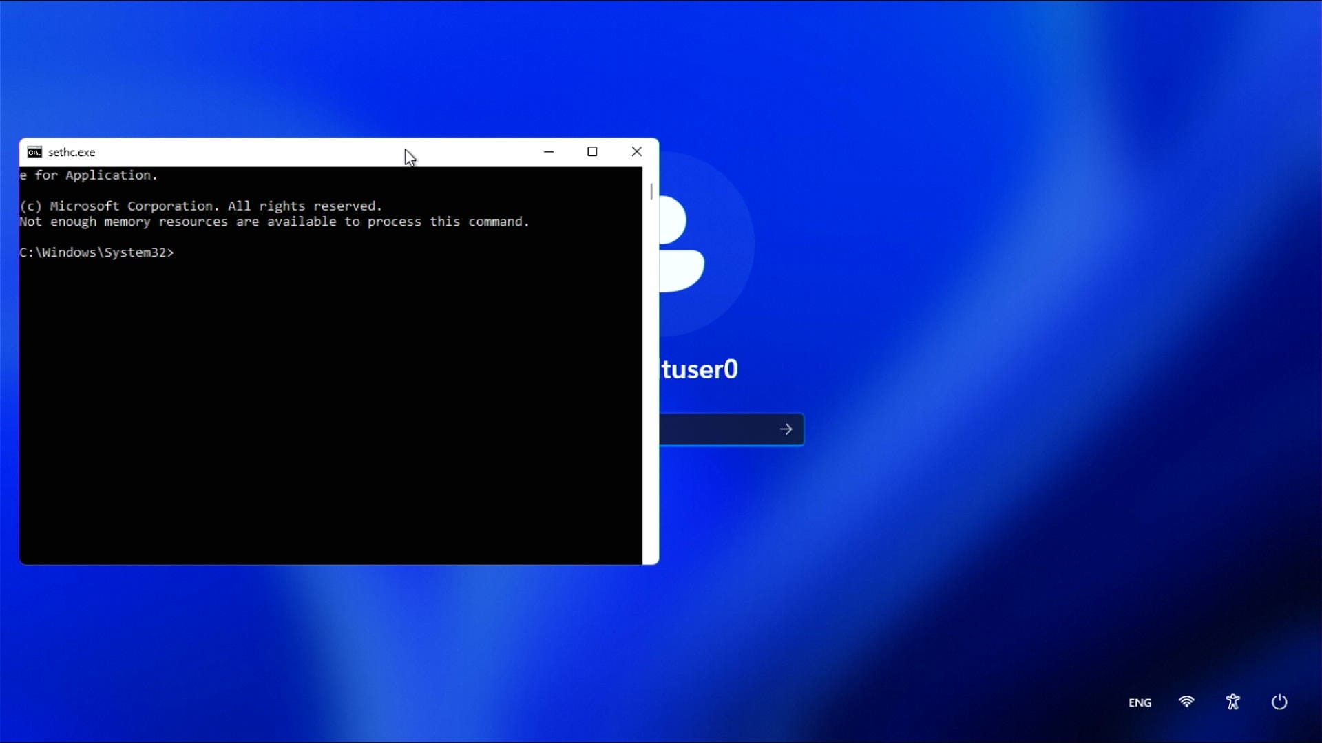 Bypassing Windows Login Without Password