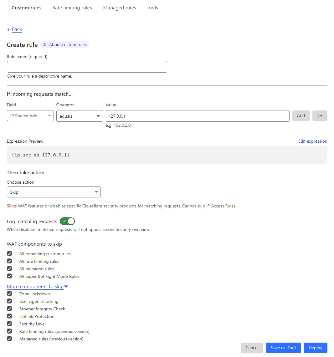 Whitelisting an IP Address for Penetration Testing in Cloudflare
