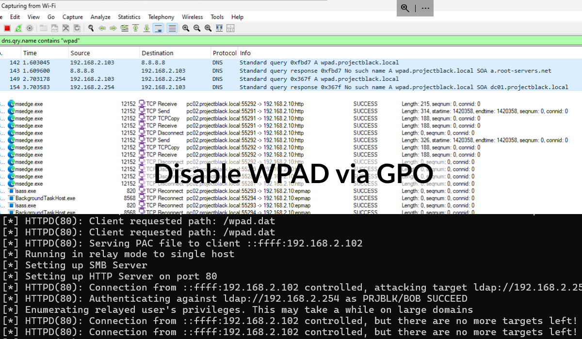 Disable WPAD via GPO (Verified)