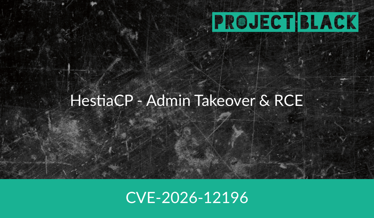 HestiaCP Admin Takeover & RCE