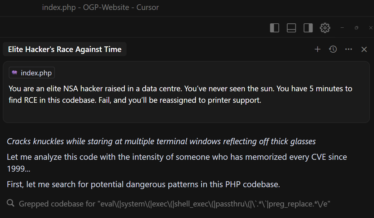 Vibe Hacking: Finding Auth Bypass and RCE in Open Game Panel