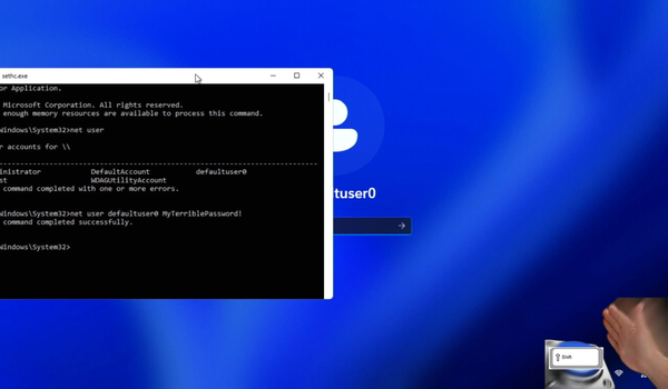 Bypassing Windows Login Without Password