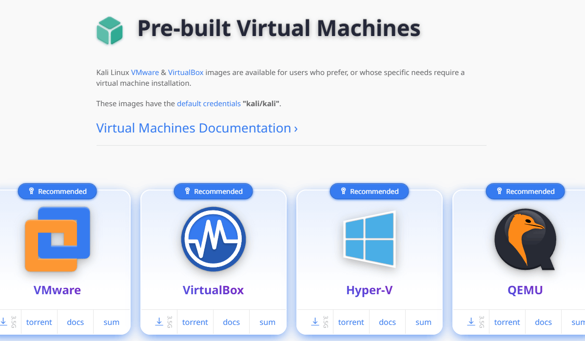 Importing Pre-made Kali VMware VM into ESXi